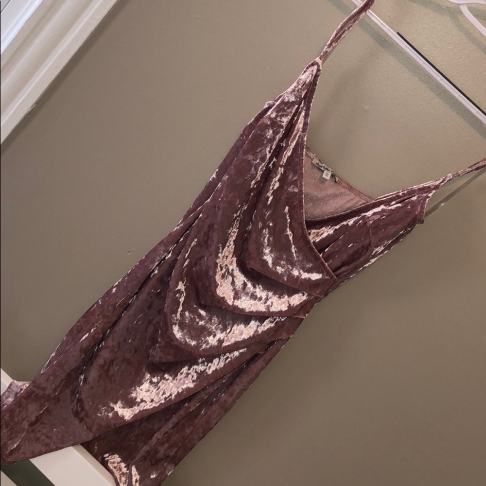 Velvet Wrap Dress